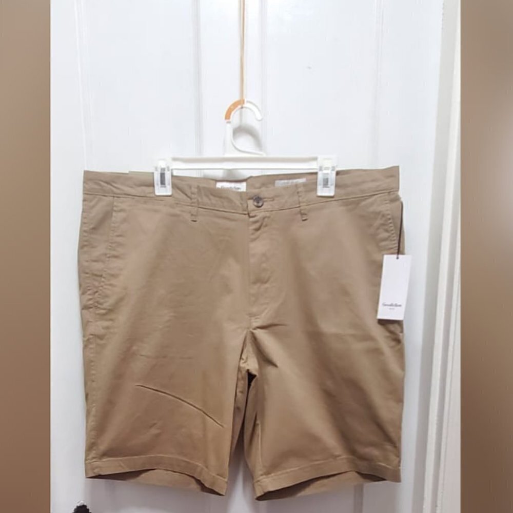 NWT Flat Front Shorts In Sculptural Tan Color Men's Pants. 🌴